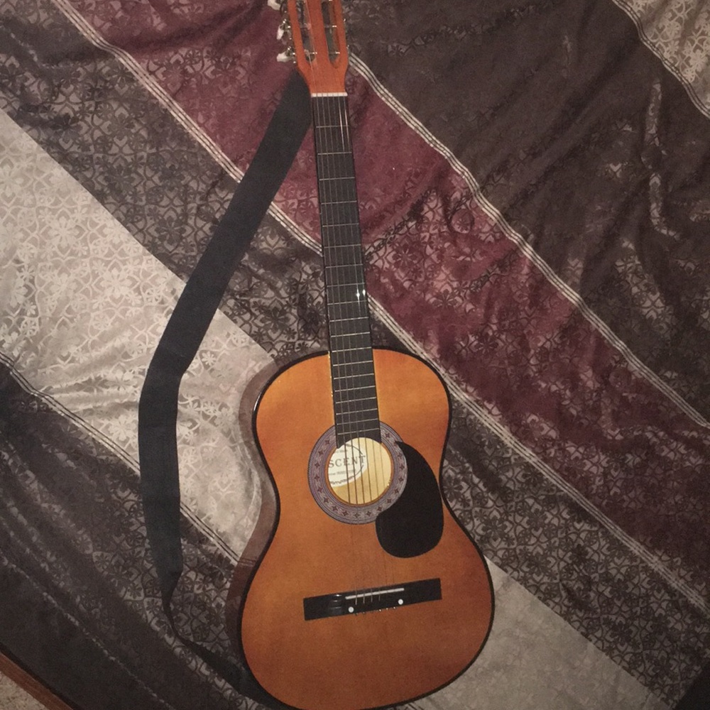 Wooden guitar